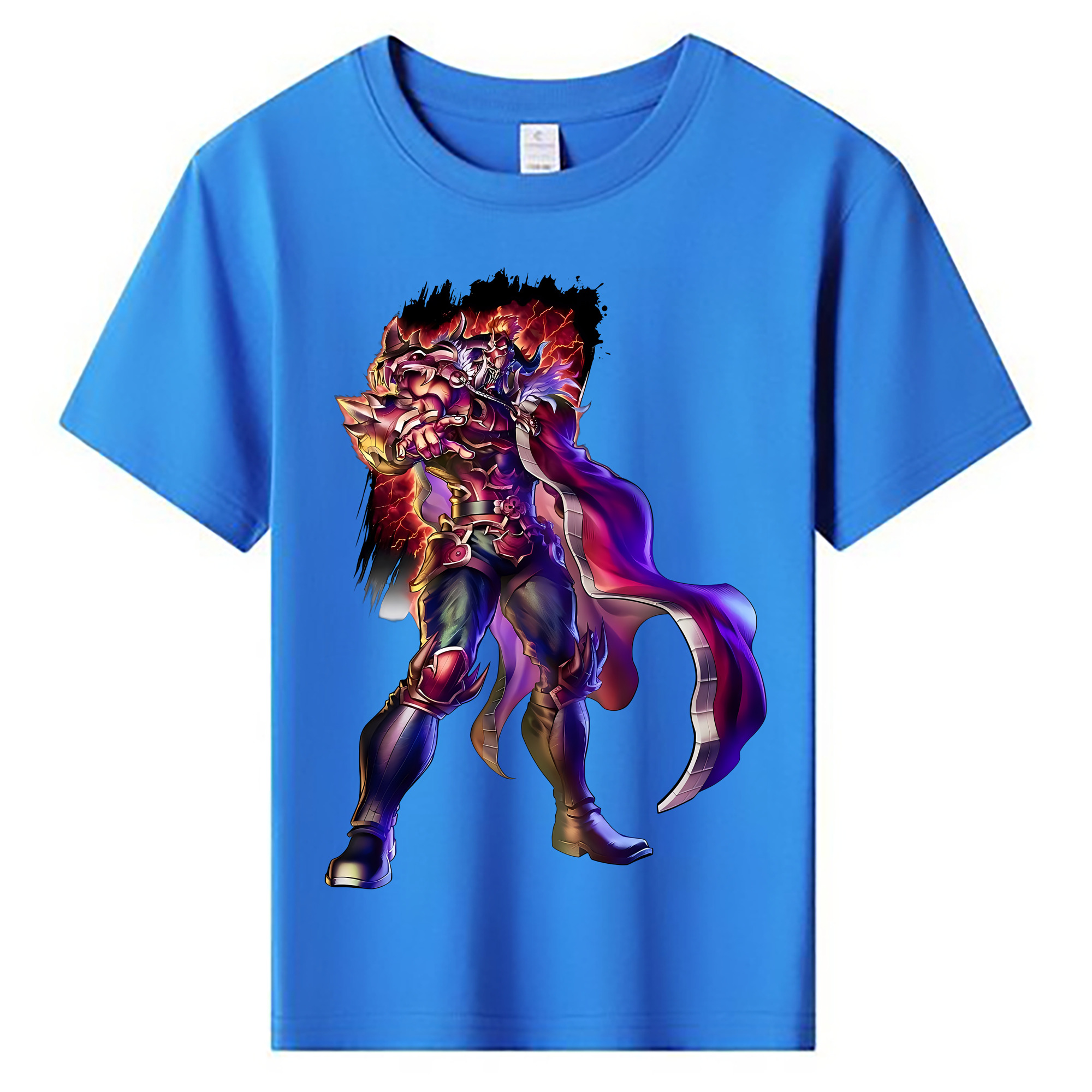（画像用） 北斗の拳 Fist of the North Star 綿100％キッズTシャツ（フロントプリント）